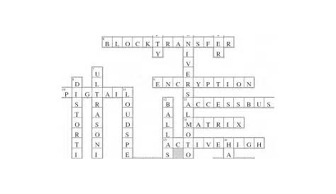 circuit diagram crossword