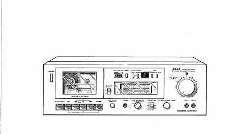Akai GX-M10 Service Manual - service manuals,schematics, modifications - stereo-hifi - forum audio