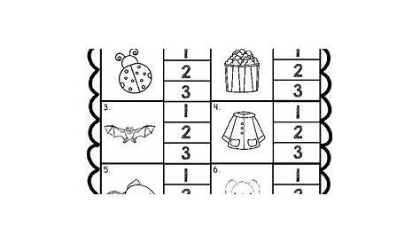 Syllables Worksheet For Grade 1