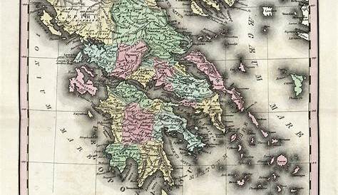 Map Of Ancient Greece Photograph by Library Of Congress, Geography And