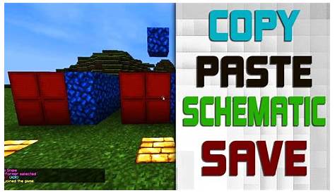 [Tutoial] COPY - PASTE - SAVE (schematic) [World edit] - Minecraft (How