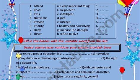 shcool-related words - ESL worksheet by Zayneb Khaldi