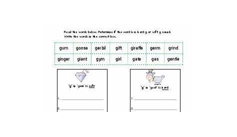 hard and soft c and g worksheets