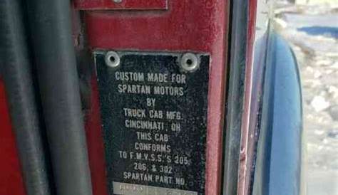 spartan fire truck manual