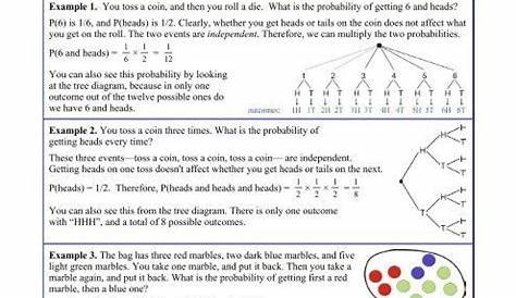 probability 7th grade worksheets