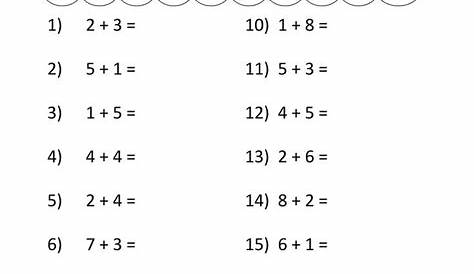 addition subtraction worksheets printable