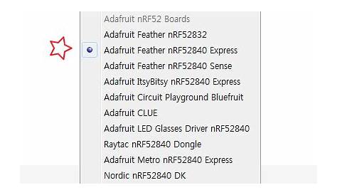 Adafruit Feather nRF52840 Express 03. Arduino IDE 환경 설정