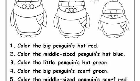 This free penguin worksheet provides practice for students to read and