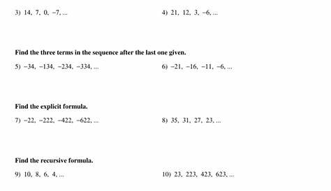 Algebra 2 - Sequences and Series Practice Test