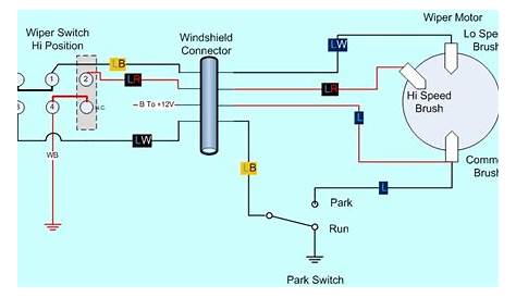 ford 6 wire wiper motor wiring diagram