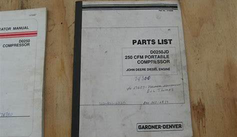 gardner denver blower repair manual