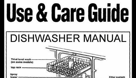 ge dishwasher owner manual
