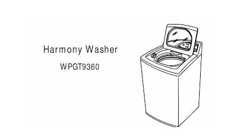 Ge Profile Washing Machine Manual : Wbvh5200j0ww Washers Laundry