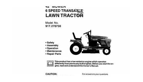 Sears 944 Lawn Mower Manual