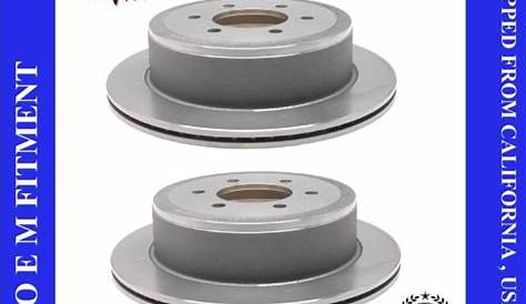 Rear Brake Rotors 2004 - 2011 Ford F150 , 2006 - 2008 Mark LT | eBay