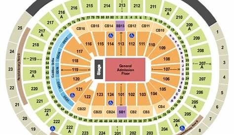 wells fargo seating chart for concerts