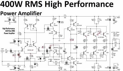 amplifier circuit board diagram