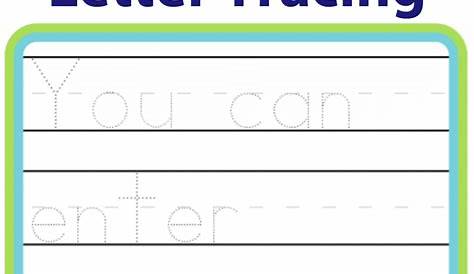 Tracing Letters Make Your Own - TracingLettersWorksheets.com