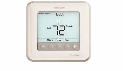 Honeywell T6 Pro Thermostat Manual