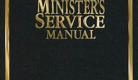 minister's manual pdf