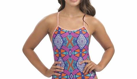 Women's Dolfin Uglies Printed String-Back One-Piece Swimsuit, Size: 28