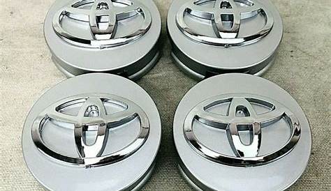 Set of 4 fits toyota wheel center hub cap gloss silver chrome | Etsy
