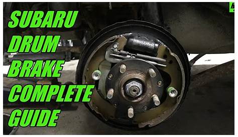 Subaru Forester Rear Drum Brakes - How To - YouTube