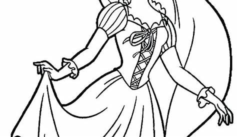 Rapunzel Coloring Pages For Kids - Visual Arts Ideas