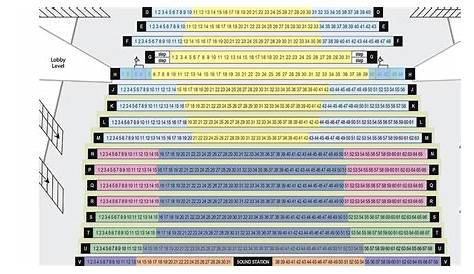 seating chart for pageant of the masters