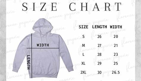 womens hoodie size chart