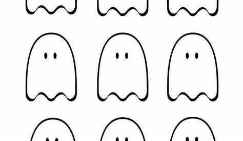 Cute Ghost Outline - Free Printables - Add A Little Adventure