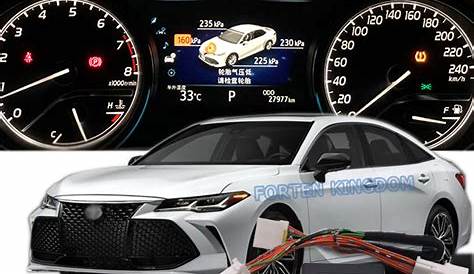 Toyota RAV 4 2020 TPMS Tire Digital LCD Display Auto Security Alarm