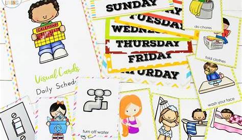Visual Schedule Printable Bundle - Best Daily Schedule for Kids