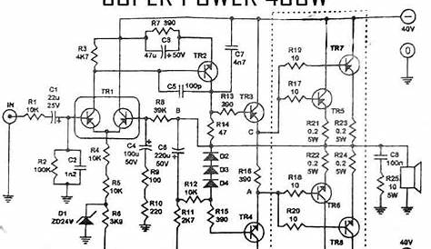 2sa1494 2sc3858 amplifier circuit diagram
