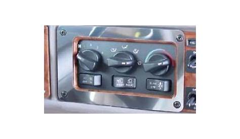 Peterbilt-379-A-C-Heater-Control-Panel-Trim-2001-05