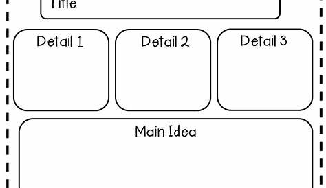free main idea worksheets