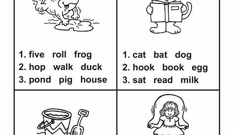 27+ Printable English Comprehension Worksheets For Grade 1 Pics