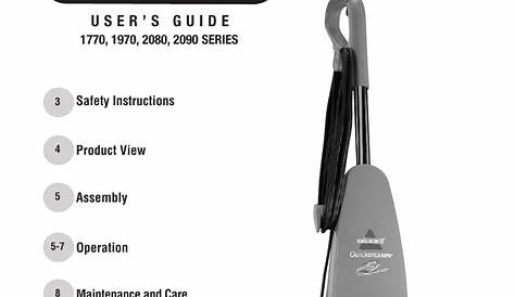 Bissell QuickSteamer 1770 series User Manual | 12 pages | Also for
