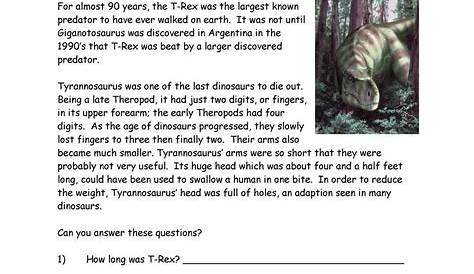 grade 3 dinosaur discoveries worksheet