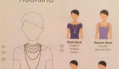 Necklace lengths | Turtle neck crew neck, Necklace length guide