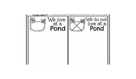 life in a pond worksheet answers
