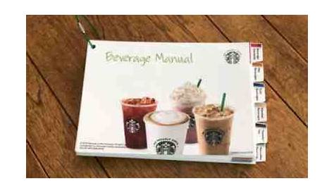 starbucks beverage manual 2017