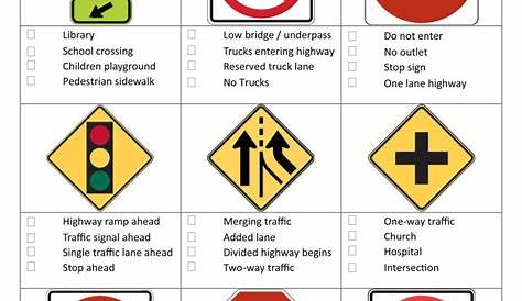 Printable Nc Dmv Road Signs Chart - read.iesanfelipe.edu.pe