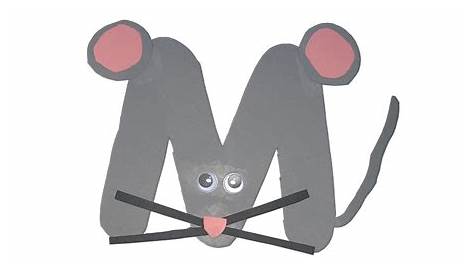 letter m mouse craft