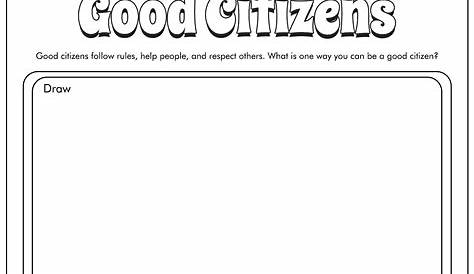 17 Being A Good Citizen 2nd Grade Worksheet - Free PDF at worksheeto.com