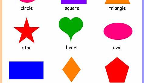 shapes for kids printable