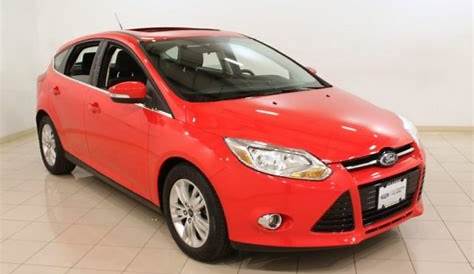 Race Red - 2012 Ford Focus SEL 5-Door - Charcoal Black Interior