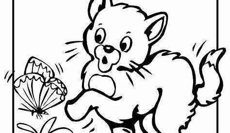 wallpaper hd 1080p: cute kitten coloring pages