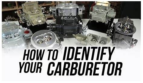 holley carburetor identification chart