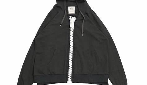 Miharayasuhiro Maison Mihara Yasuhiro Big zip oversized hoodie | Grailed